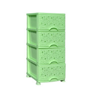 Комод пластиковый 90х38х47 см с выдвижными ящиками салатовый Эффект Ажур Комод пластиковый 90х38х47 см с выдвижными ящиками салатовый Эффект Ажур