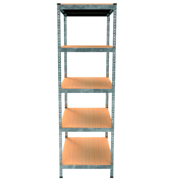 Стеллаж металлический 210х60х60 см ЦИНК 5 полок из ДСП EM-Pro для дома, гаража, инструментов -
                                                        Фото 2