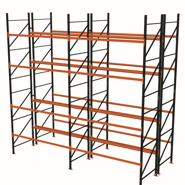 Стелаж паллетный 500х500х220 см Черный 5 уровней хранения 60 паллетомест SM-Pro -
                                                        Фото 3