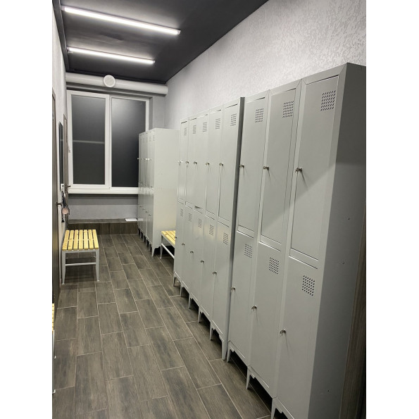 Шафа для одягу металева ШОМ-300/2/4 -
                                                        Фото 7