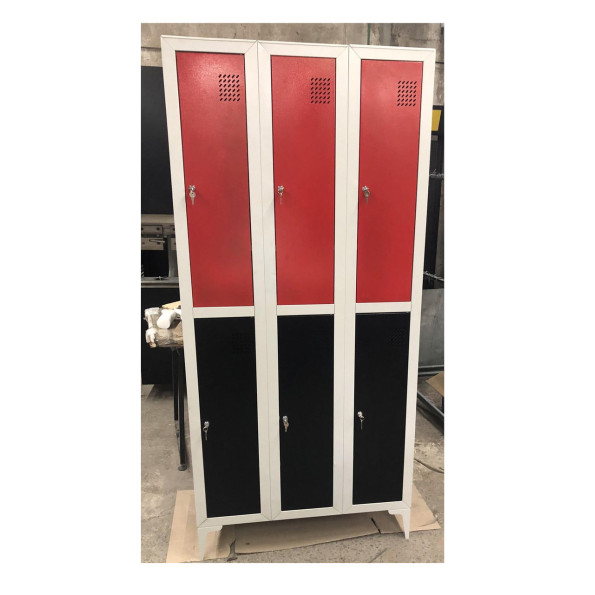 Шафа для одягу металева ШОМ-300/2/4 -
                                                        Фото 8