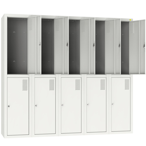 Шафа для одягу металева ШОМ-400/5/10 -
                                                        Фото 2