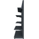 Торговый стеллаж пристенный (односторонний) 2200х1200х500 мм на 5 полок Черный -
                                                        Фото 3