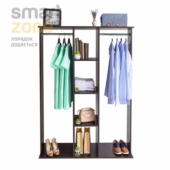 Напольная стойка для одежды с полками ГАРДЕН венге -
Фото 2 Напольная стойка для одежды с полками ГАРДЕН венге -
Фото 2