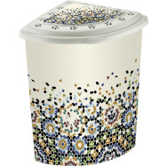 Угловая корзина для белья Elif Мозаика 338-20