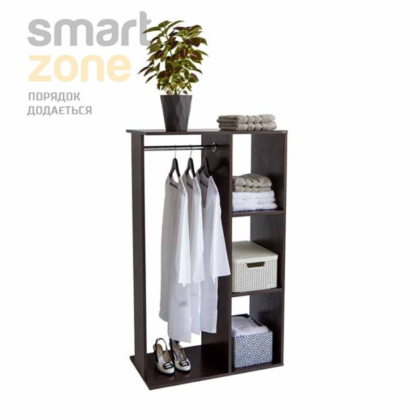 Напольная стойка для одежды с полками ГРАНД венге -
                                                        Фото 2