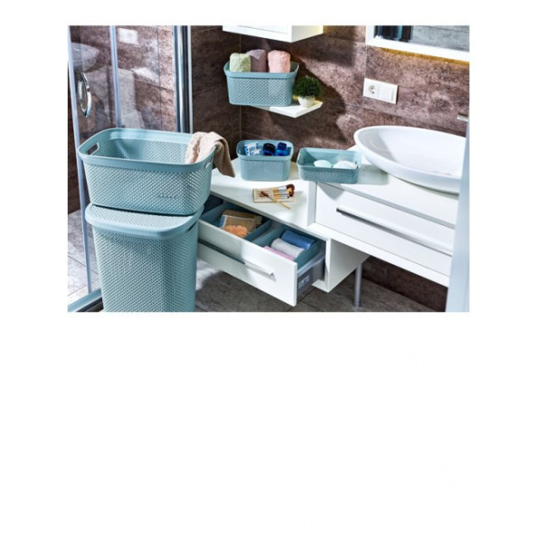 Корзина для белья Бриллиант 60 л. светлый металлик -
                                                        Фото 2