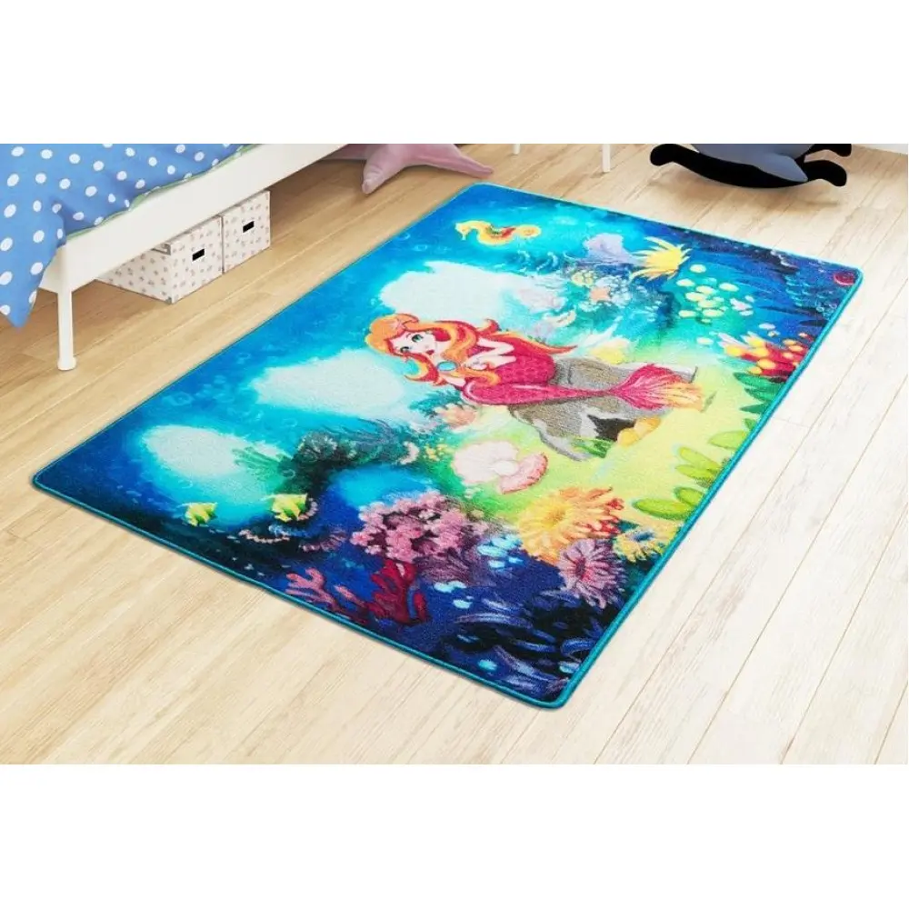 Коврик в детскую комнату Confetti Mermaid Mavi 100x150 - Фото 1