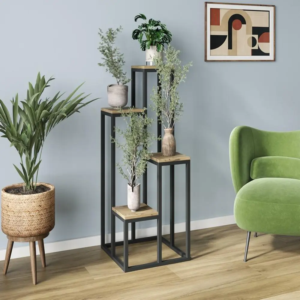 Подставка металлическая под цветы в стиле LOFT аликанте - Фото 1