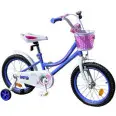 Велосипед дитячий 2-х колісний Like2bike Сиреневий із дзвінком, руч. Гальмо
