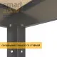 Стеллаж металлический 160х120х50 см ЧЕРНЫЙ 5 полок из ДСП ХАРДИ-ПРО-20548 для дома, магазина, склада -
                                                        Фото 6