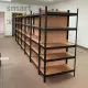 Стеллаж металлический 240х60х40 см ЧЕРНЫЙ 5 полок МДФ БОНА для дома, кладовки, на балкон -
                                                        Фото 5