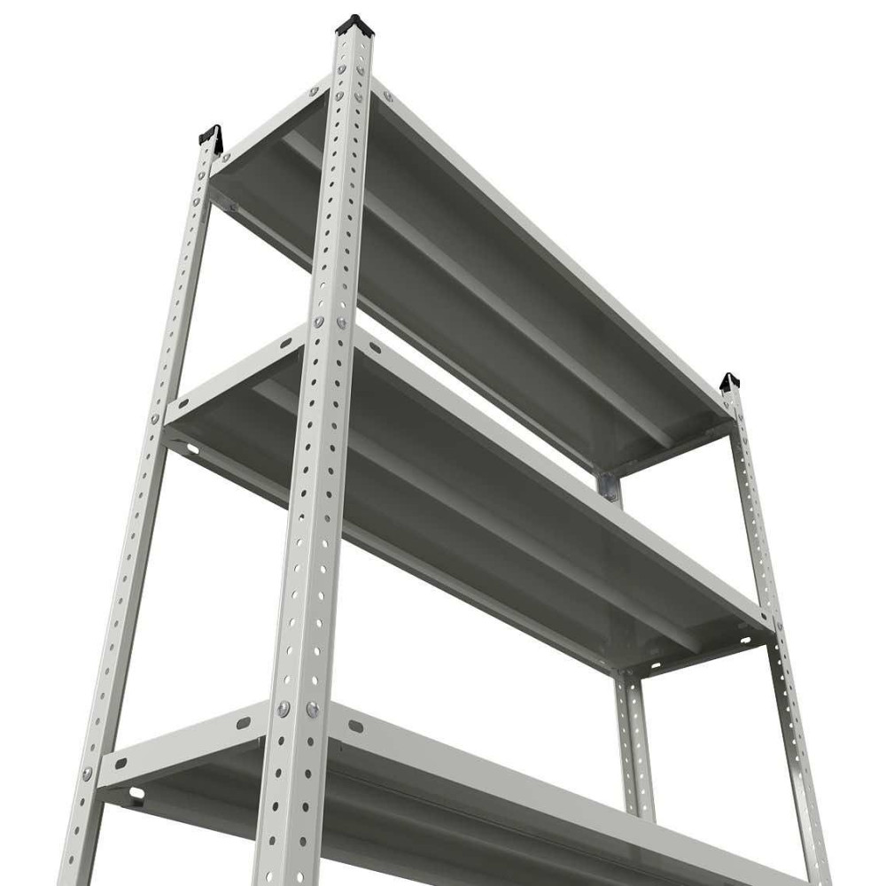 Стелаж металевий 200х70х30 см СІРИЙ 5 полиць АНКОР-ПРО для магазину, будинку, архіву - Фото 2