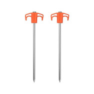 Колышки металлические Naturehike 25 см, оранжевые 2 шт.