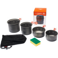 Набір посуду для кемпінга 4 од. Naturehike алюміній Набір посуду для кемпінга 4 од. Naturehike алюміній