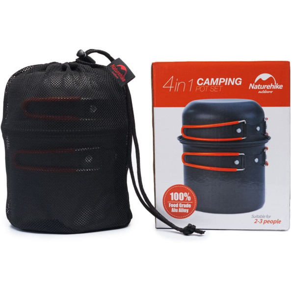 Набір посуду для кемпінга 4 од. Naturehike алюміній -
Фото 9 Набір посуду для кемпінга 4 од. Naturehike алюміній -
Фото 9