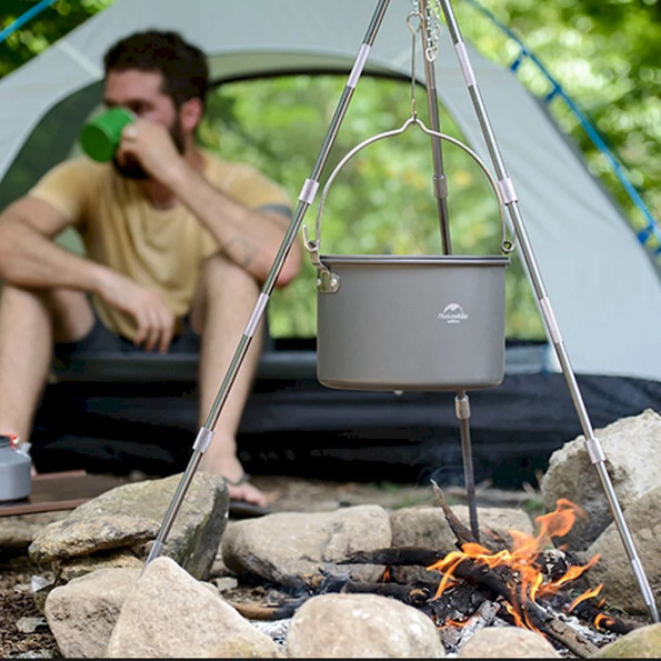 Тринога трьохсекційна для казана Naturehike Light Tripod алюміній / сталь -
                                                        Фото 10