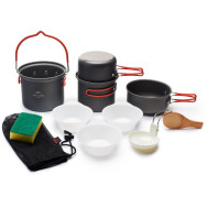 Набір посуду для кемпінга 4 од. Naturehike , алюміній Набір посуду для кемпінга 4 од. Naturehike , алюміній