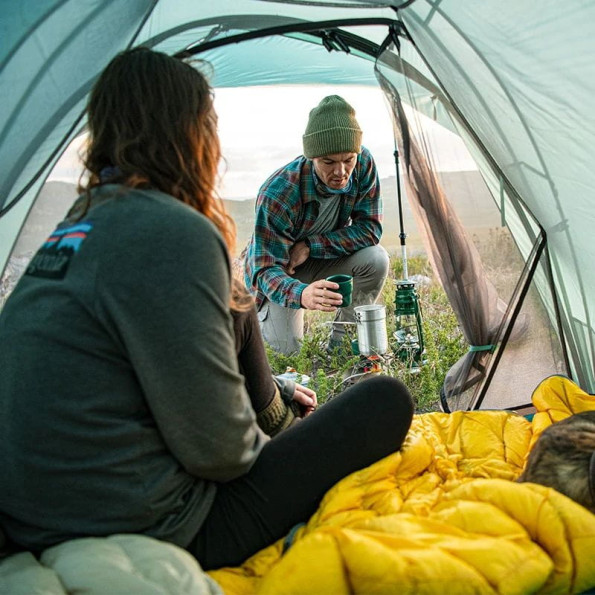 Палатка сверхлегкая двухместная с футпринтом Naturehike Shared 2 голубая -
                                                        Фото 8