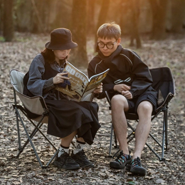 Кресло складное Naturehike сталь, бежевое -
                                                        Фото 4