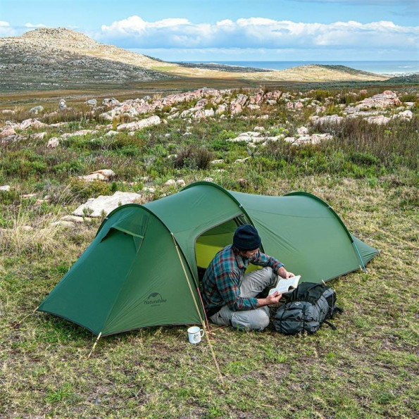Намет двомісний з футпринтом Naturehike Opalus помаранчевий -
                                                        Фото 4