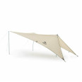 Тент для кемпинга Naturehike Car Rear Canopy 590*340 см, золотой (с тремя стойками)