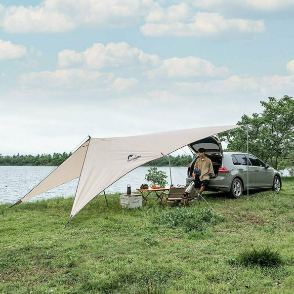 Тент для кемпинга Naturehike Car Rear Canopy 590*340 см, золотой (с тремя стойками) -
Фото 2 Тент для кемпинга Naturehike Car Rear Canopy 590*340 см, золотой (с тремя стойками) -
Фото 2