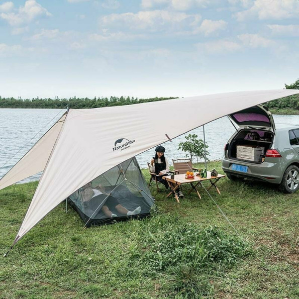 Тент для кемпинга Naturehike Car Rear Canopy 590*340 см, золотой (с тремя стойками) -
Фото 4 Тент для кемпинга Naturehike Car Rear Canopy 590*340 см, золотой (с тремя стойками) -
Фото 4