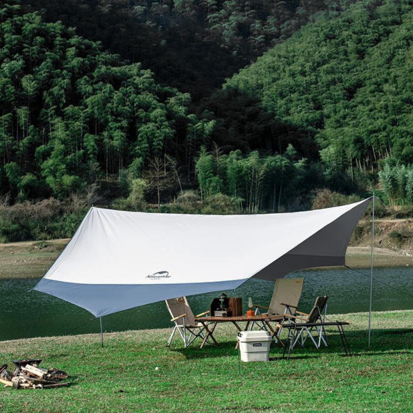 Тент для кемпинга Naturehike Hexagon Silver Coated, 520*460 см, серо-голубой (с двумя стойками) -
Фото 2 Тент для кемпинга Naturehike Hexagon Silver Coated, 520*460 см, серо-голубой (с двумя стойками) -
Фото 2