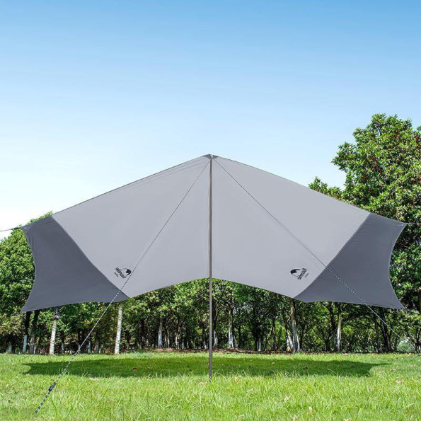 Тент для кемпинга Naturehike Hexagon Silver Coated, 520*460 см, серо-голубой (с двумя стойками) -
Фото 5 Тент для кемпинга Naturehike Hexagon Silver Coated, 520*460 см, серо-голубой (с двумя стойками) -
Фото 5
