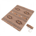 Ковдра Naturehike Geometric pattern wool коричневий