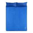 Килимок самонадувний двомісний з подушкою Naturehike синій