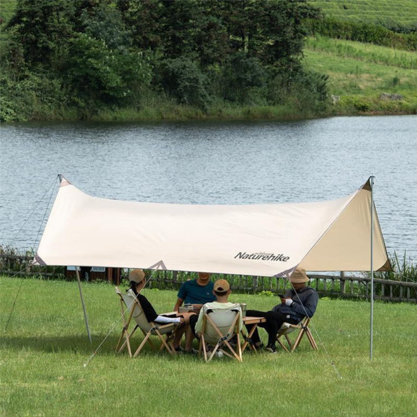 Тент для кемпинга Naturehike Girder 300*438 см, золотой (с двумя стойками) -
Фото 2 Тент для кемпинга Naturehike Girder 300*438 см, золотой (с двумя стойками) -
Фото 2