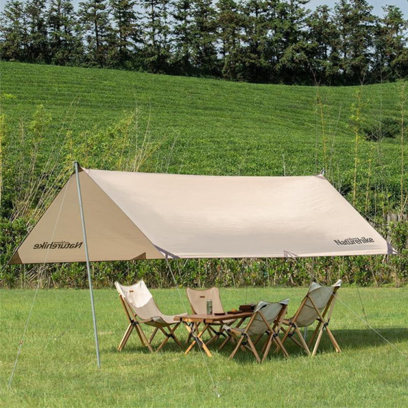 Тент для кемпинга Naturehike Girder 300*438 см, золотой (с двумя стойками) -
Фото 3 Тент для кемпинга Naturehike Girder 300*438 см, золотой (с двумя стойками) -
Фото 3