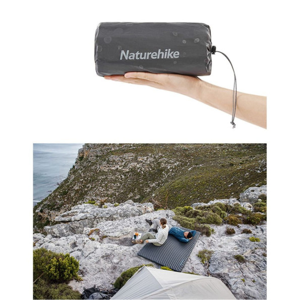 Матрац надувний надлегкий Naturehike із мішком для надування, прямокутний зелений 183 см -
                                                        Фото 6