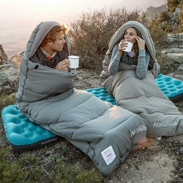 Спальник с капюшоном Naturehike, (1°C), правый, серый -
Фото 2 Спальник с капюшоном Naturehike, (1°C), правый, серый -
Фото 2