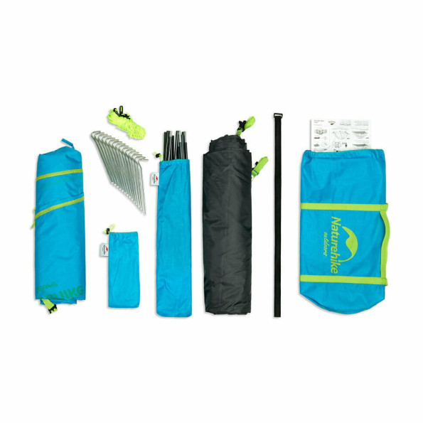 Палатка четырехместная Naturehike зеленая -
                                                        Фото 3