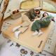 Самонадувний килимок двомісний з подушкою Naturehike бежевий 367270 -
                                                        Фото 3