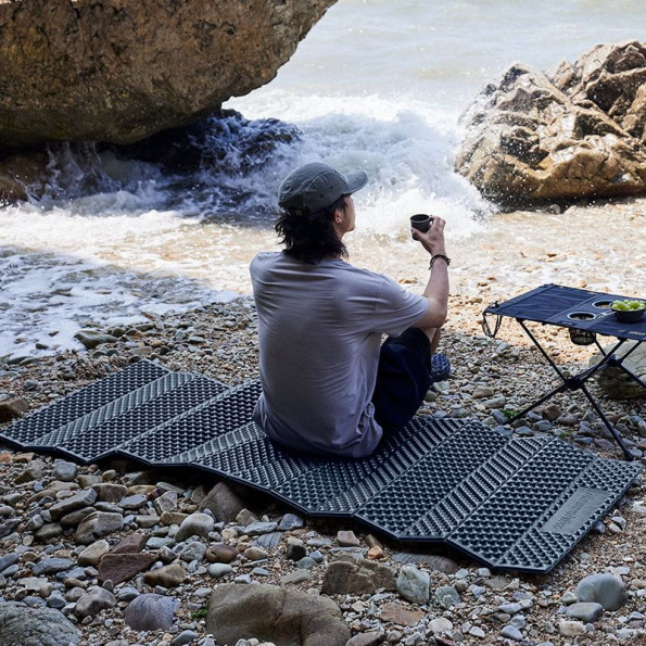 Коврик складной IXPE Naturehike алюмінієва плівка, 200x65х2 см, темно-голубой -
                                                        Фото 5