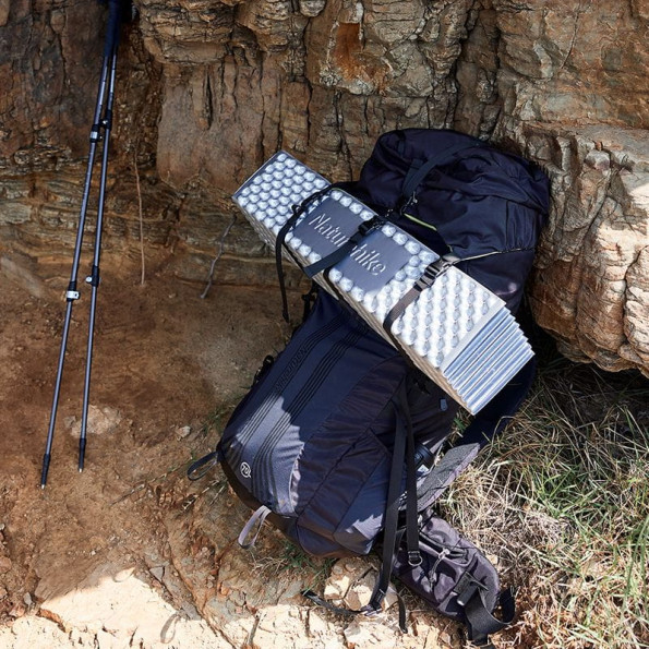 Коврик складной IXPE Naturehike алюмінієва плівка, 200x65х2 см, темно-голубой -
                                                        Фото 8