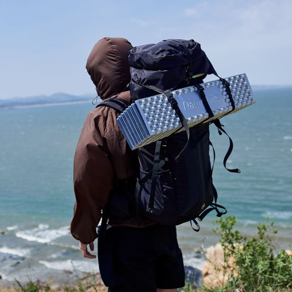 Коврик складной IXPE Naturehike алюмінієва плівка, 200x65х2 см, темно-голубой -
                                                        Фото 9