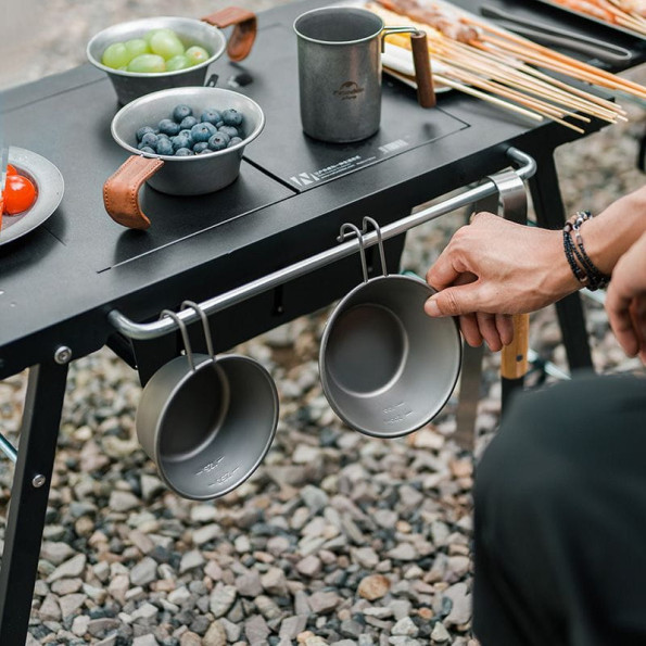 Стол для барбекю стальной Naturehike черный -
                                                        Фото 7