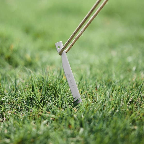 Колышки алюминиевые Naturehike 20 см , серебро (8 шт) -
                                                        Фото 3