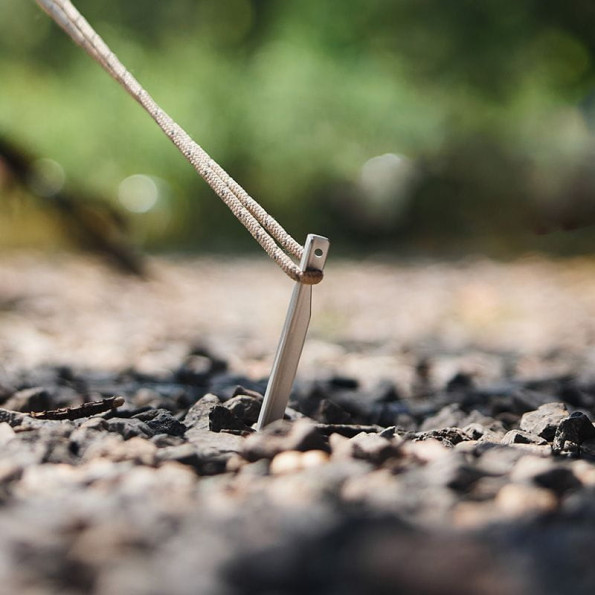 Колышки алюминиевые Naturehike 20 см , серебро (8 шт) -
                                                        Фото 5