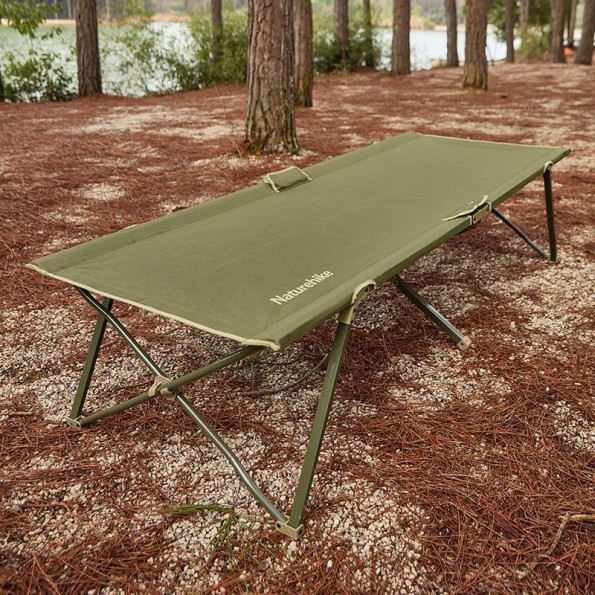 Ліжко складане Naturehike сталь, зелений -
                                                        Фото 5
