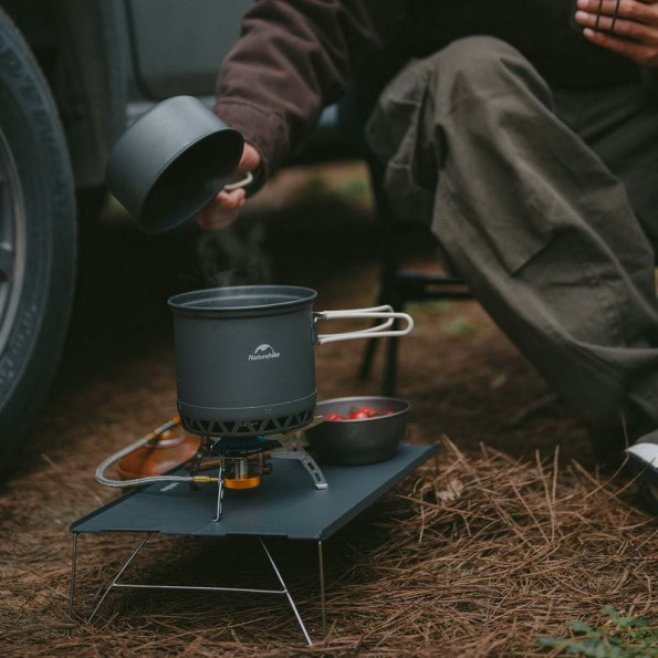 Набор посуды для кемпинга 2 ед. Naturehike 1,8 л, алюминий -
                                                        Фото 2