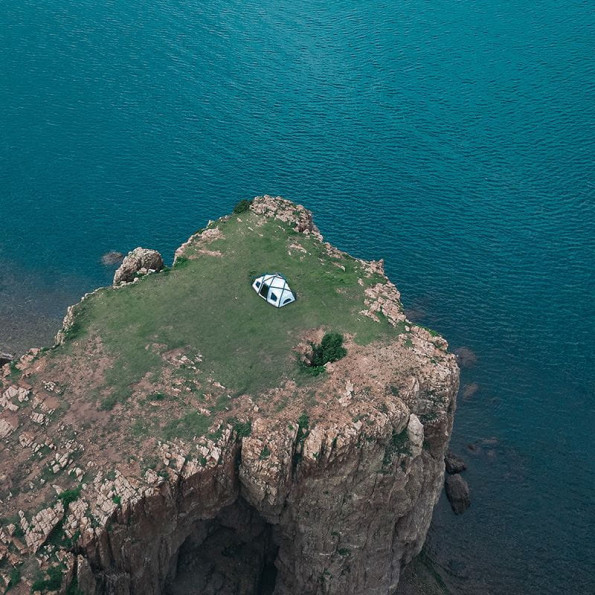 Палатка надувная Naturehike голубая большая -
                                                        Фото 10