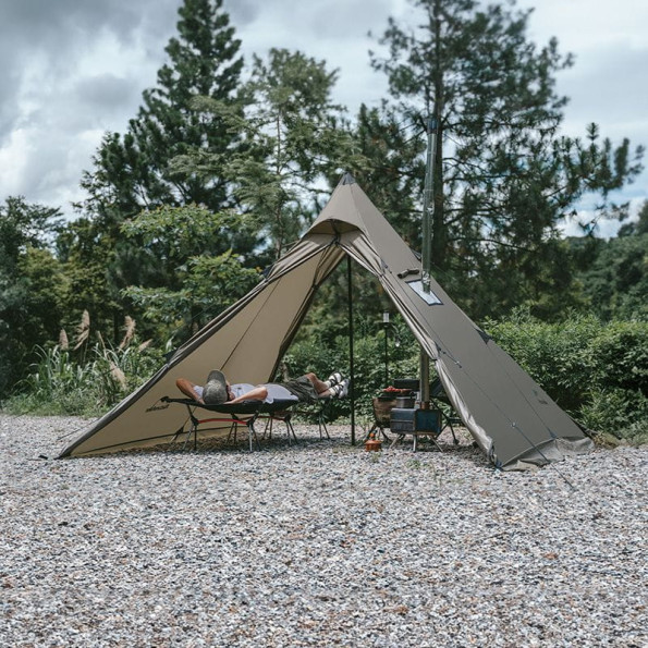 Палатка с острой верхушкой Naturehike коричневая -
                                                        Фото 6
