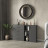 Стильный комод с открытыми полками и дверкой Антрацит