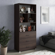 Стелаж з шухлядами та полицями Венге